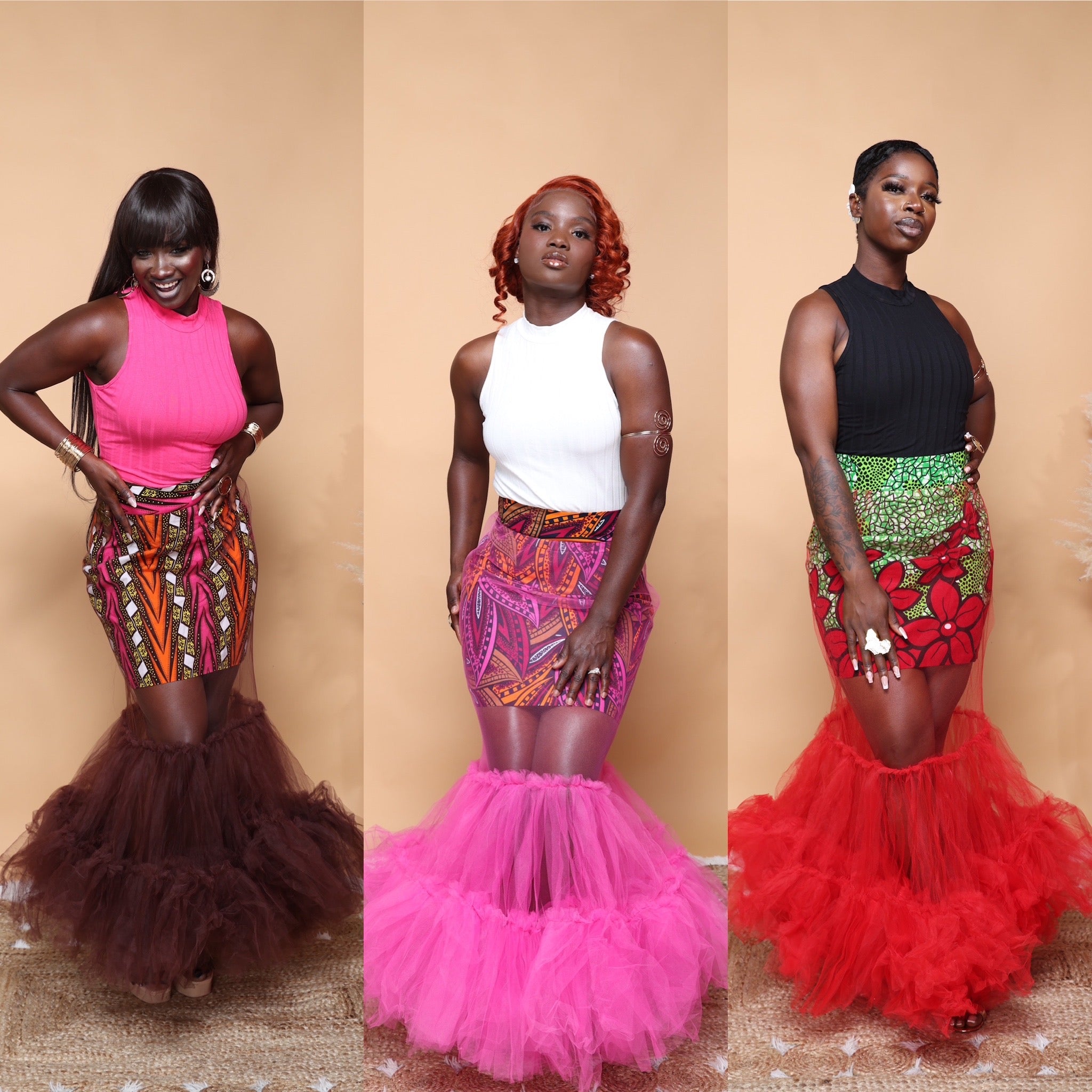 African Print Skirts