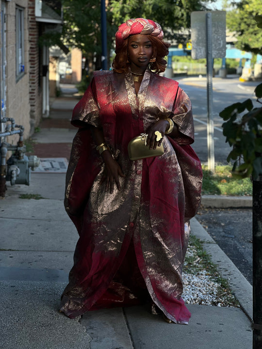 Luxury rich aunty bubu/kaftan gown.