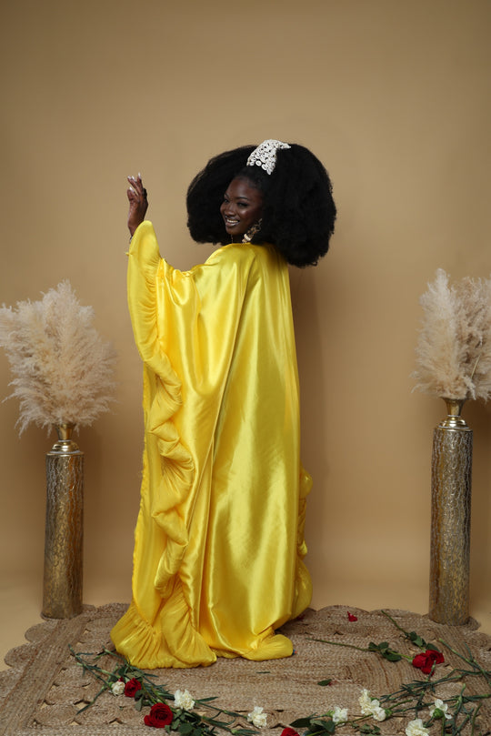 Luxe rich auntie Bubu/kaftan gown