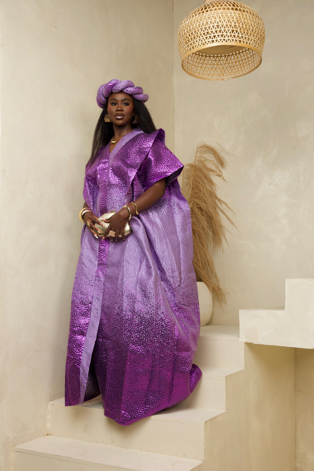 Luxe Premium Rice Auntie Brocade Bubu Gown✨