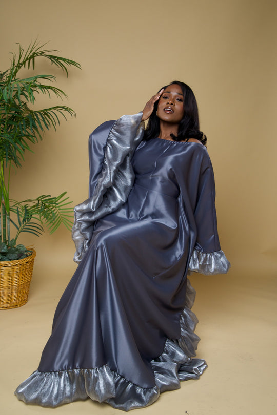 Luxe rich auntie bubu/kaftan gown