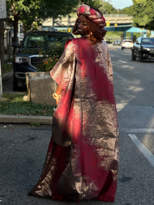 Luxury rich aunty bubu/kaftan gown.