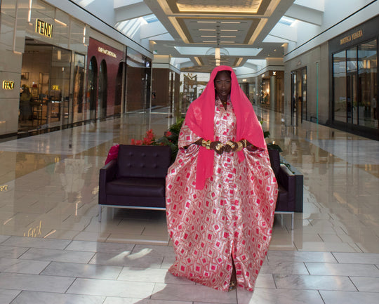 Luxe rich auntie bubu gown.