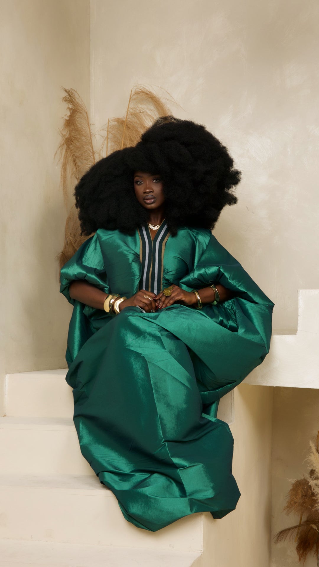 Regal Luxe Premium Taffeta Bubu Gown✨