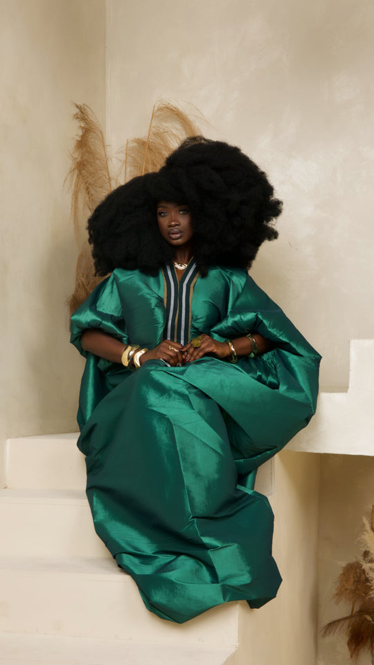 Regal Luxe Premium Taffeta Bubu Gown✨