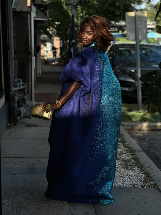 Luxury African rich auntie bubu gown