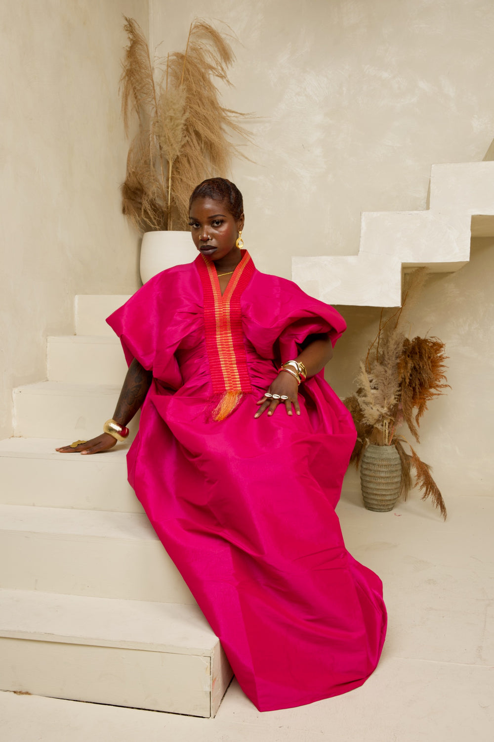 Regal Luxe Premium Taffeta Bubu Gown✨