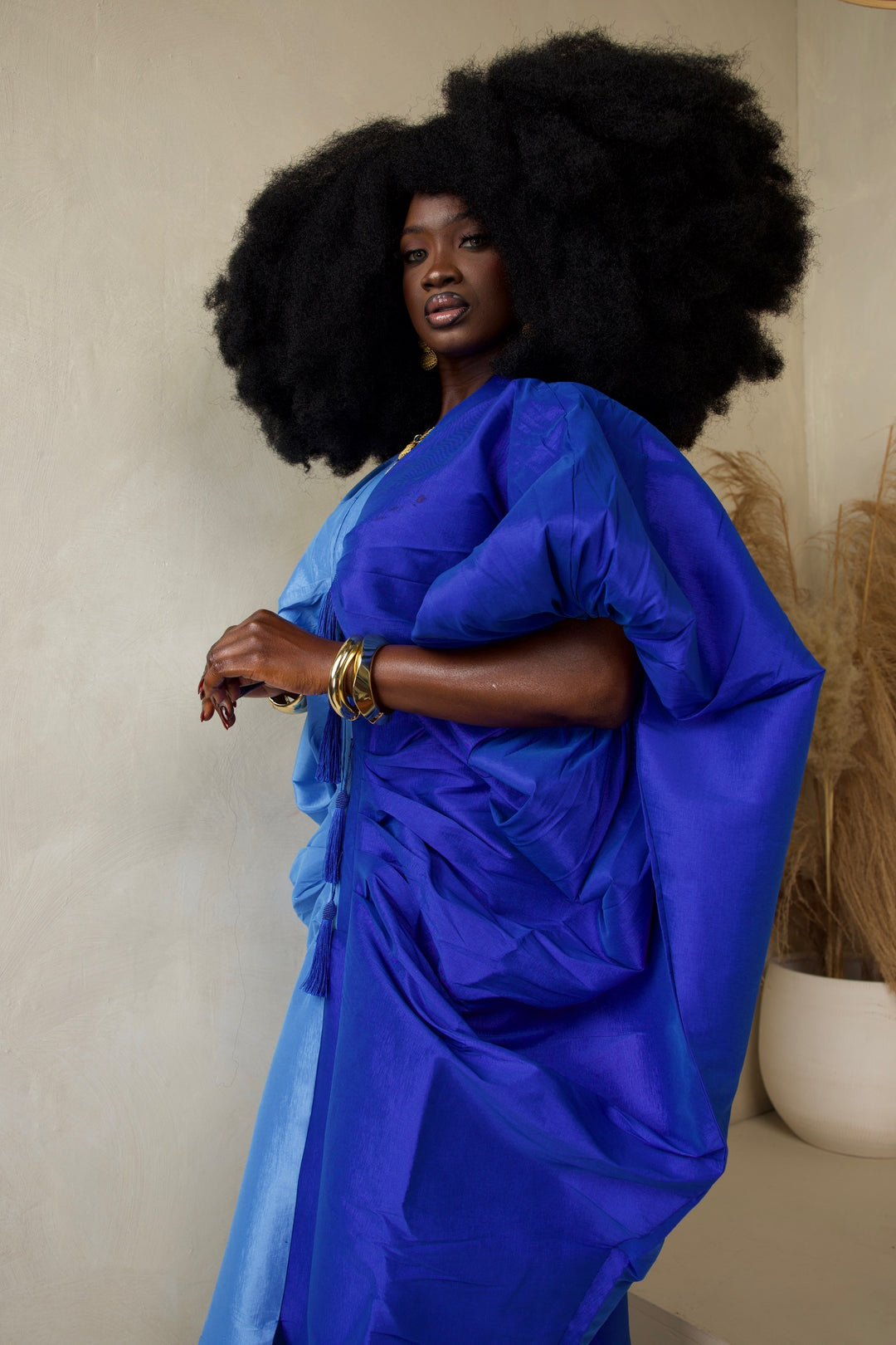 Regal Luxe Premium Taffeta Bubu Gown✨