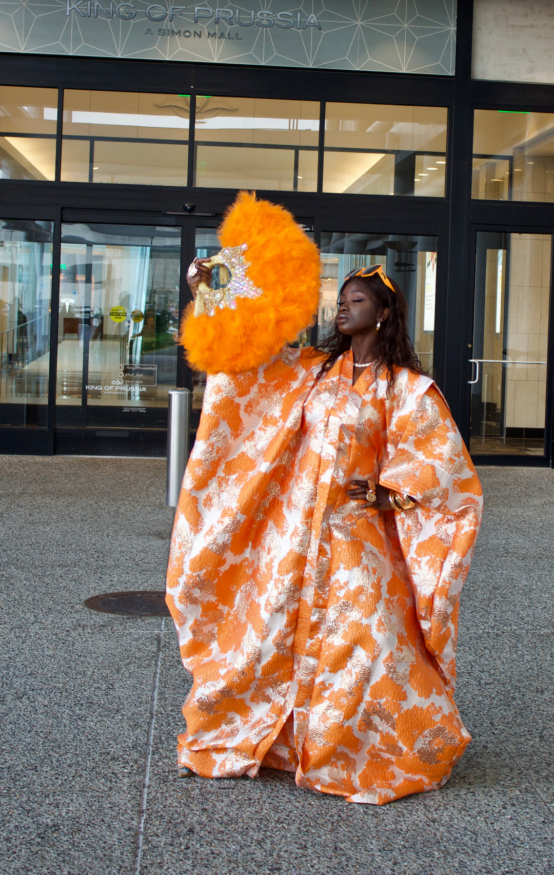 Luxe rich auntie bubu/kaftan gown