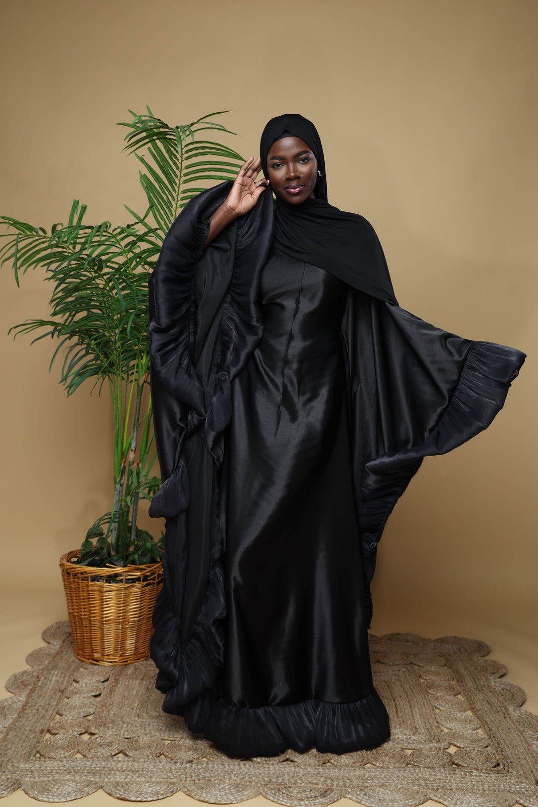 Luxe ruffles Bubu/Kaftan.