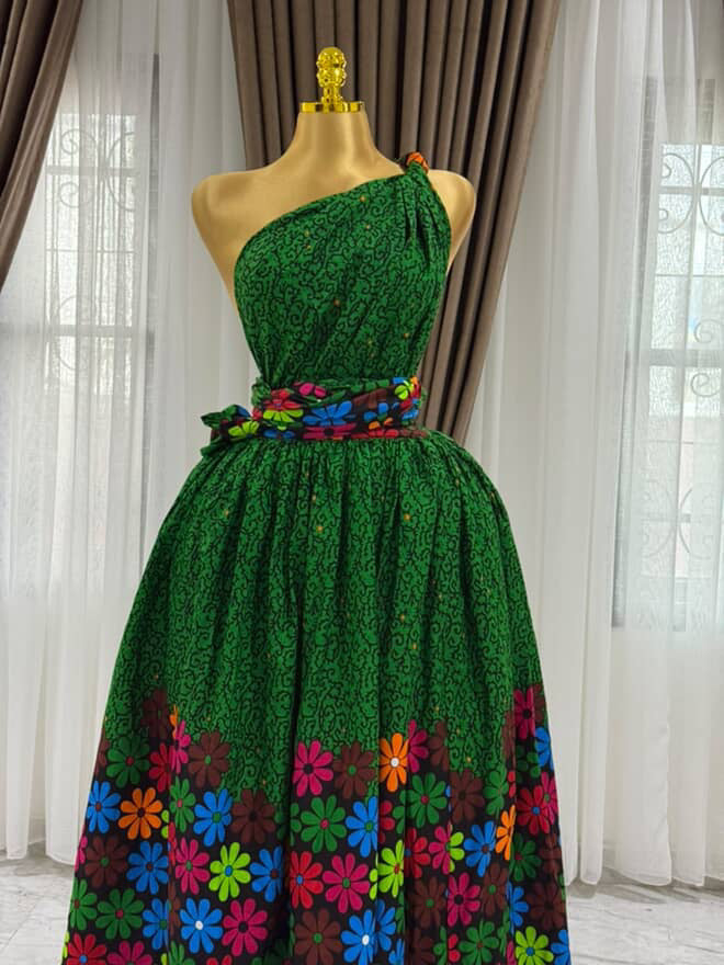 African print infinity ♾️ maxi dress.