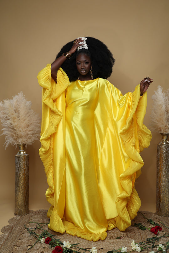 Luxe rich auntie Bubu/kaftan gown