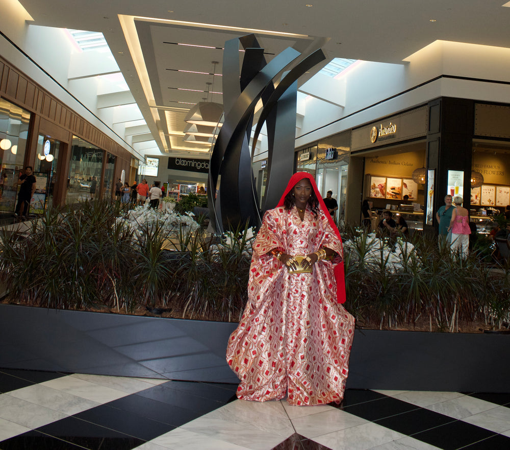 Luxe rich auntie bubu gown.