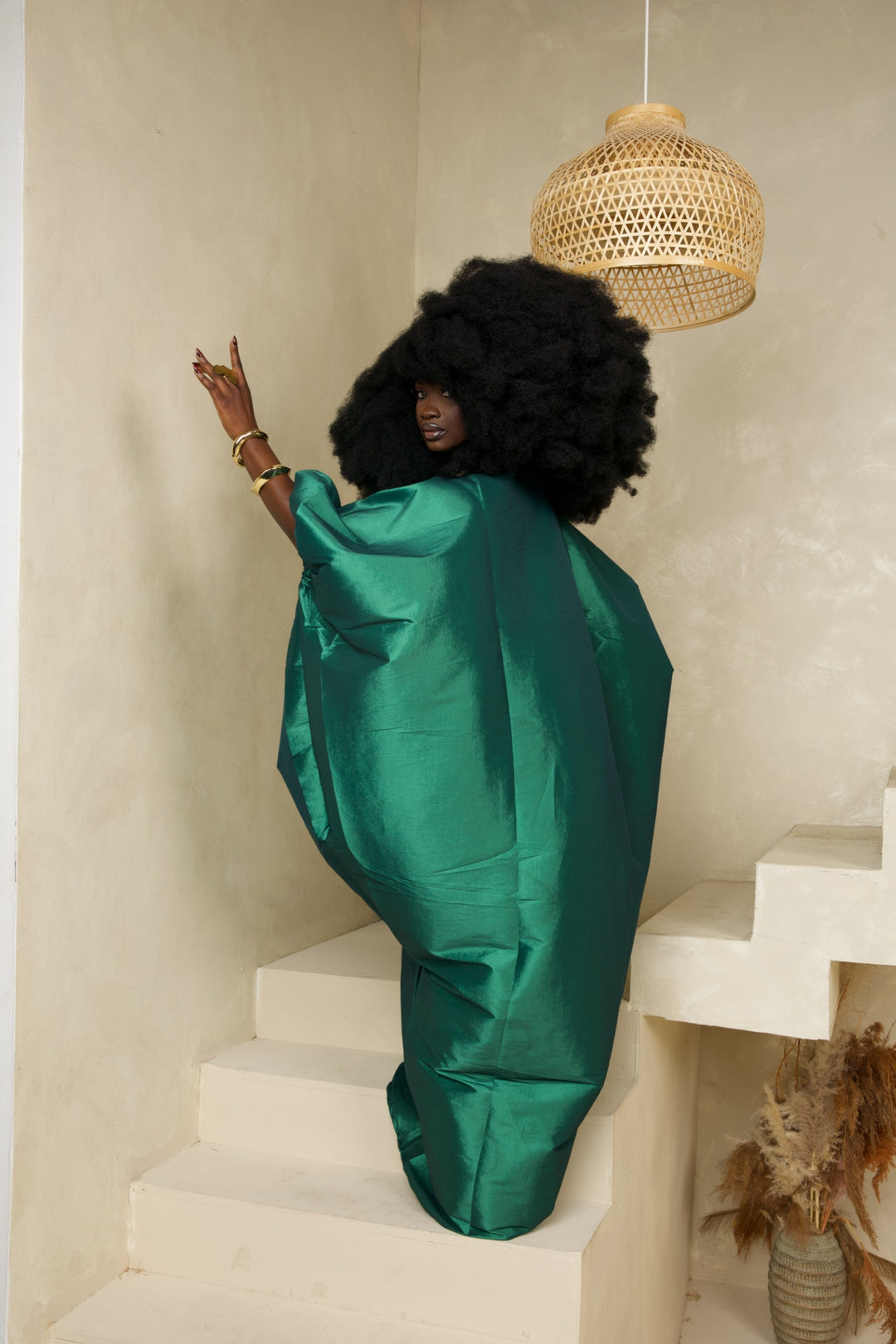 Regal Luxe Premium Taffeta Bubu Gown✨