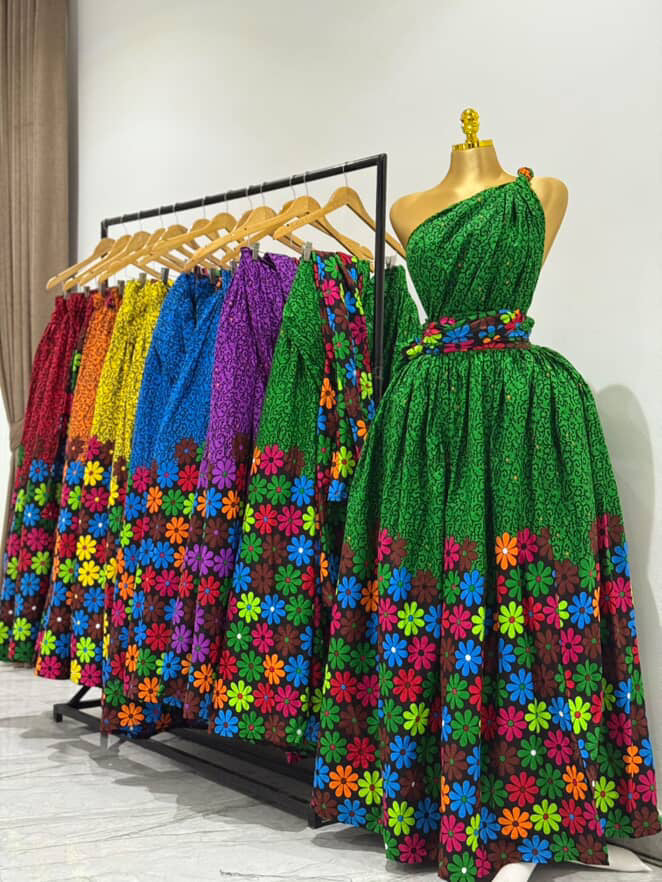 African print infinity ♾️ maxi dress.