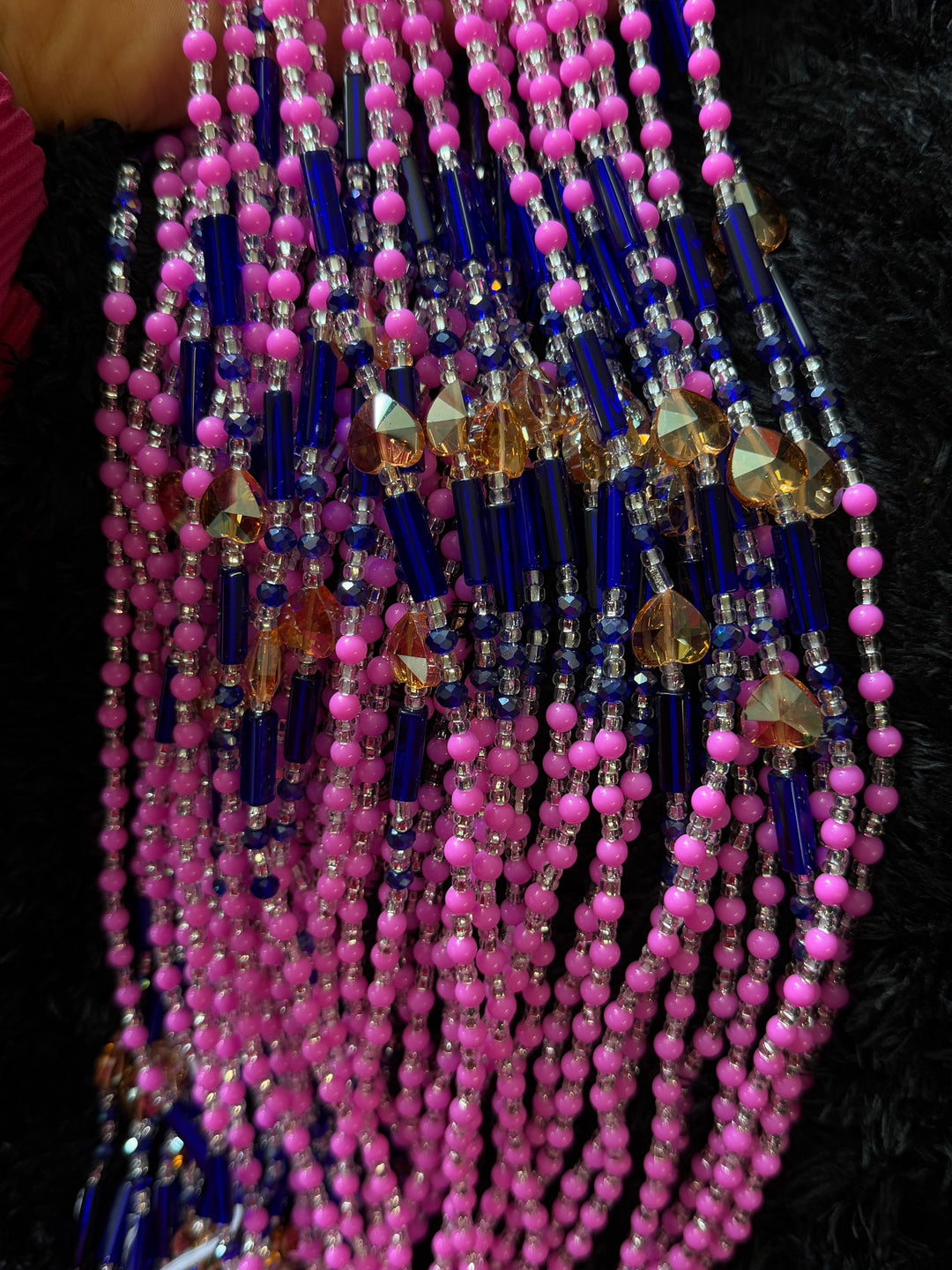 Crystal waist beads
