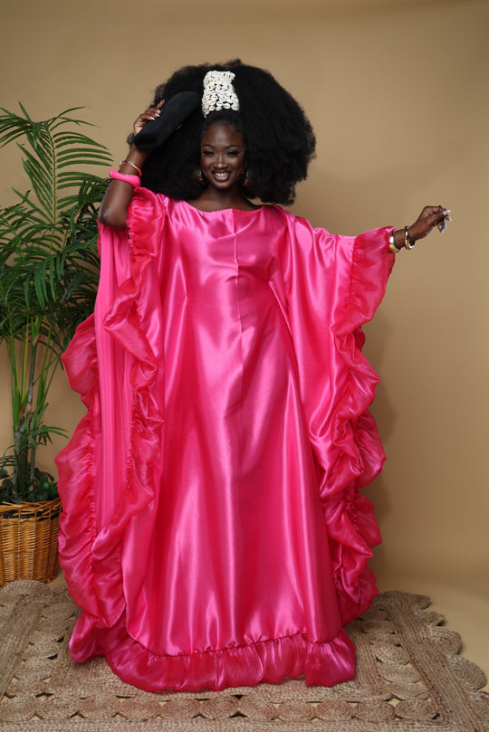 Luxe rich auntie Bubu/kaftan gown.