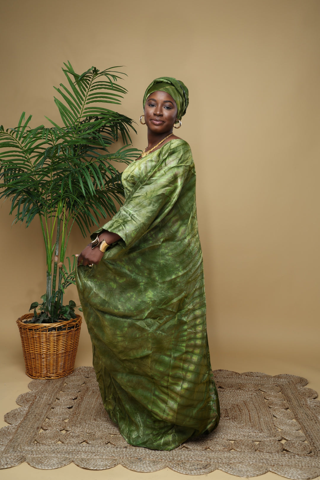 Luxe ruffles Bubu/Kaftan.