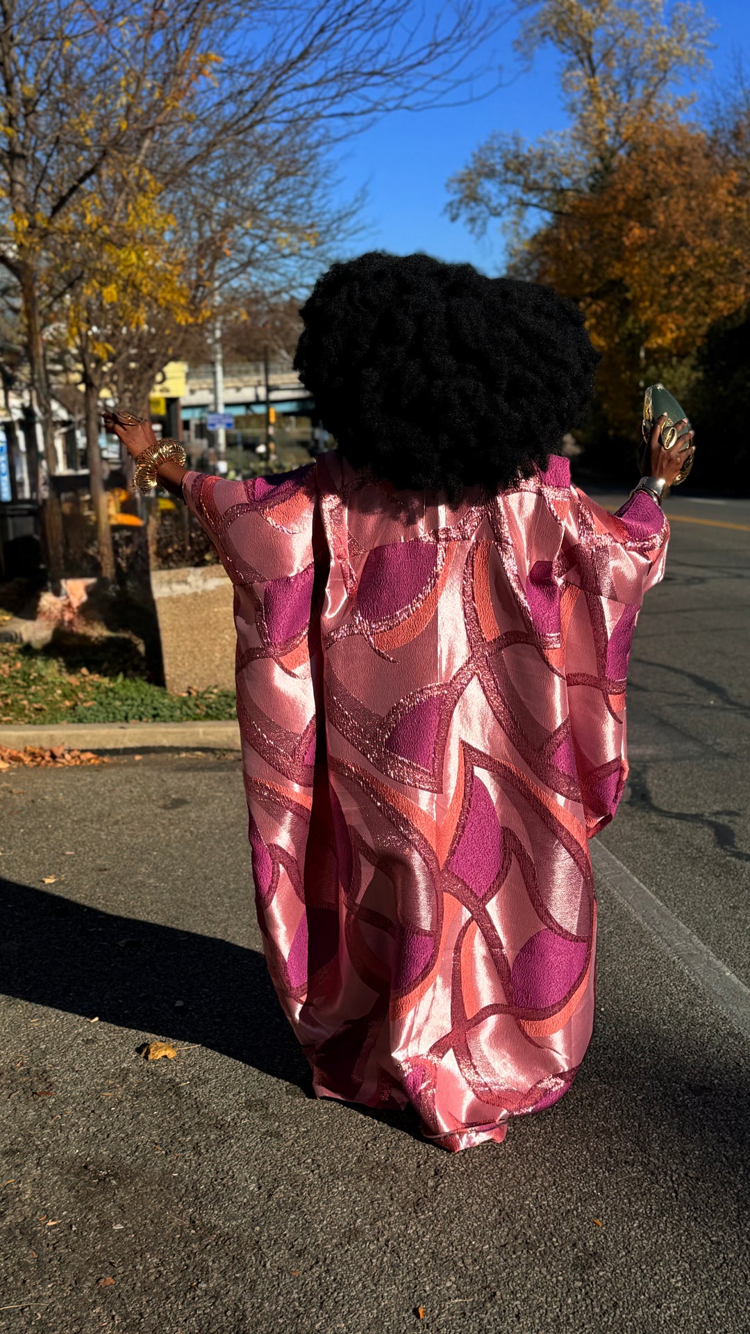 Luxe Premium Brocade Rich Auntie Bubu Gown