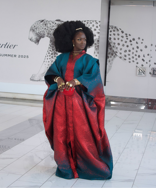 Luxe rich auntie bubu gown