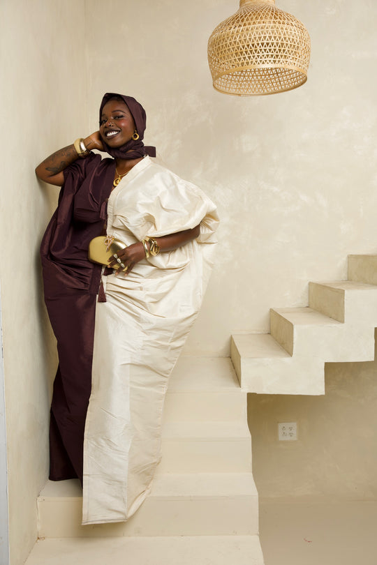 Regal Luxe Premium Taffeta Bubu Gown✨