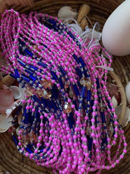 Crystal waist beads