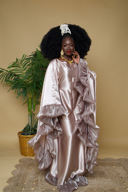 Lux rich auntie bubu/kaftan gown.