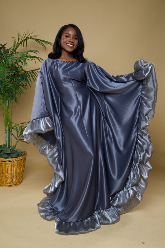 Luxe rich auntie bubu/kaftan gown