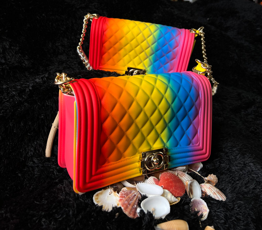 Multicolored Jelly Purse