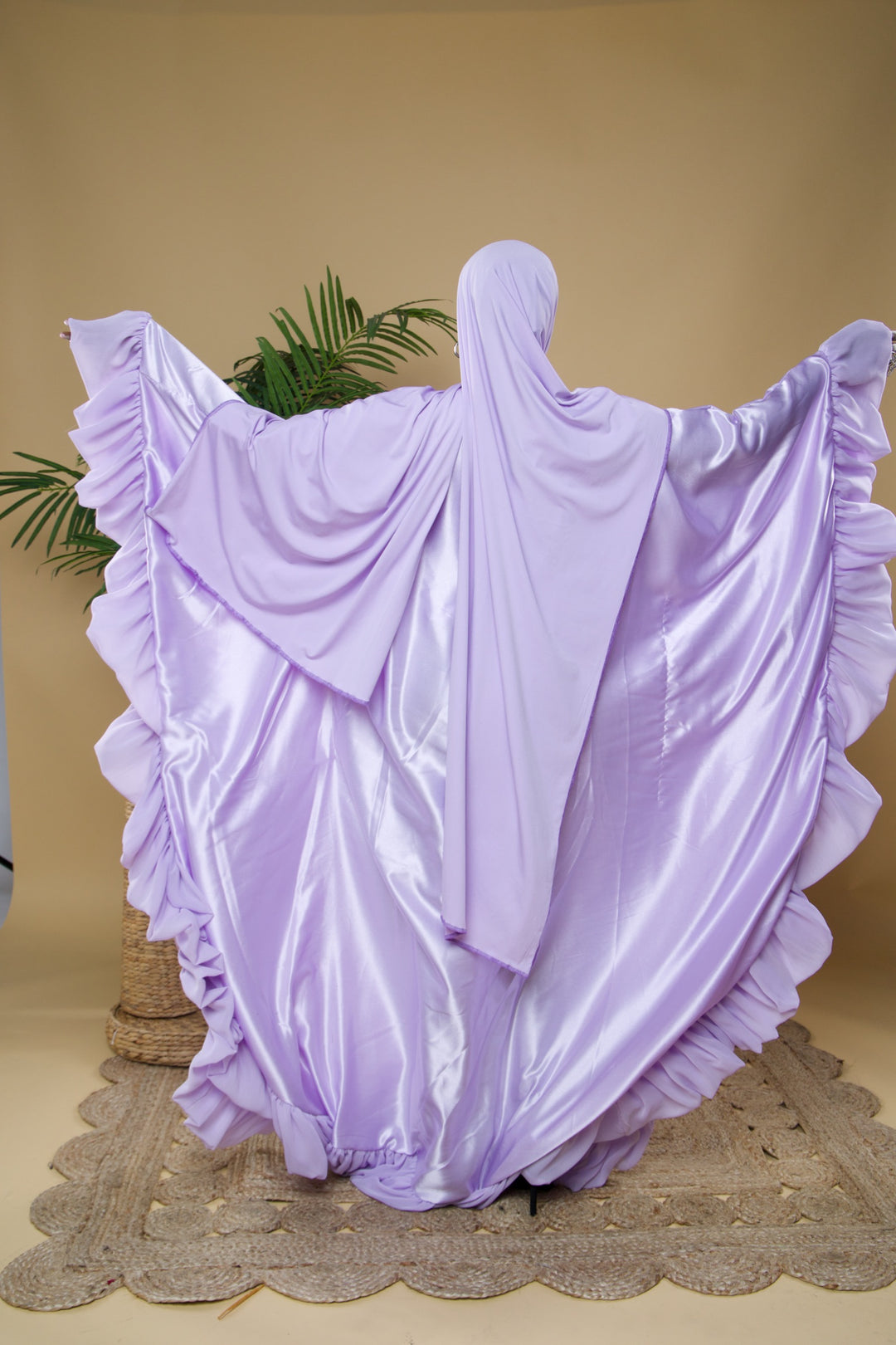 Luxe rich auntie bubu/kaftan gown.