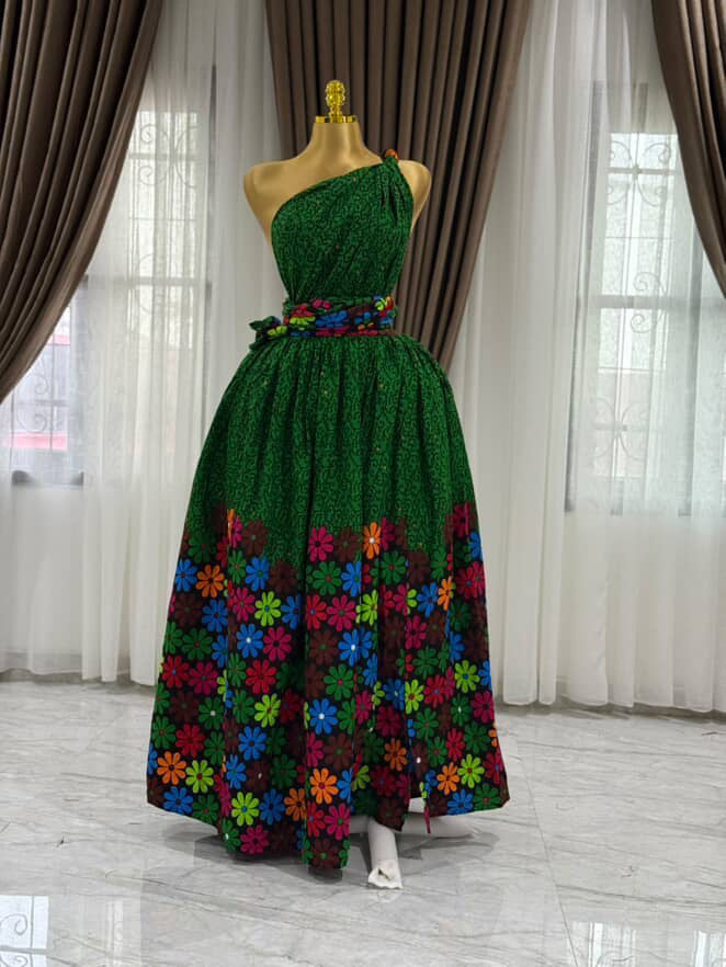 African print infinity ♾️ maxi dress.