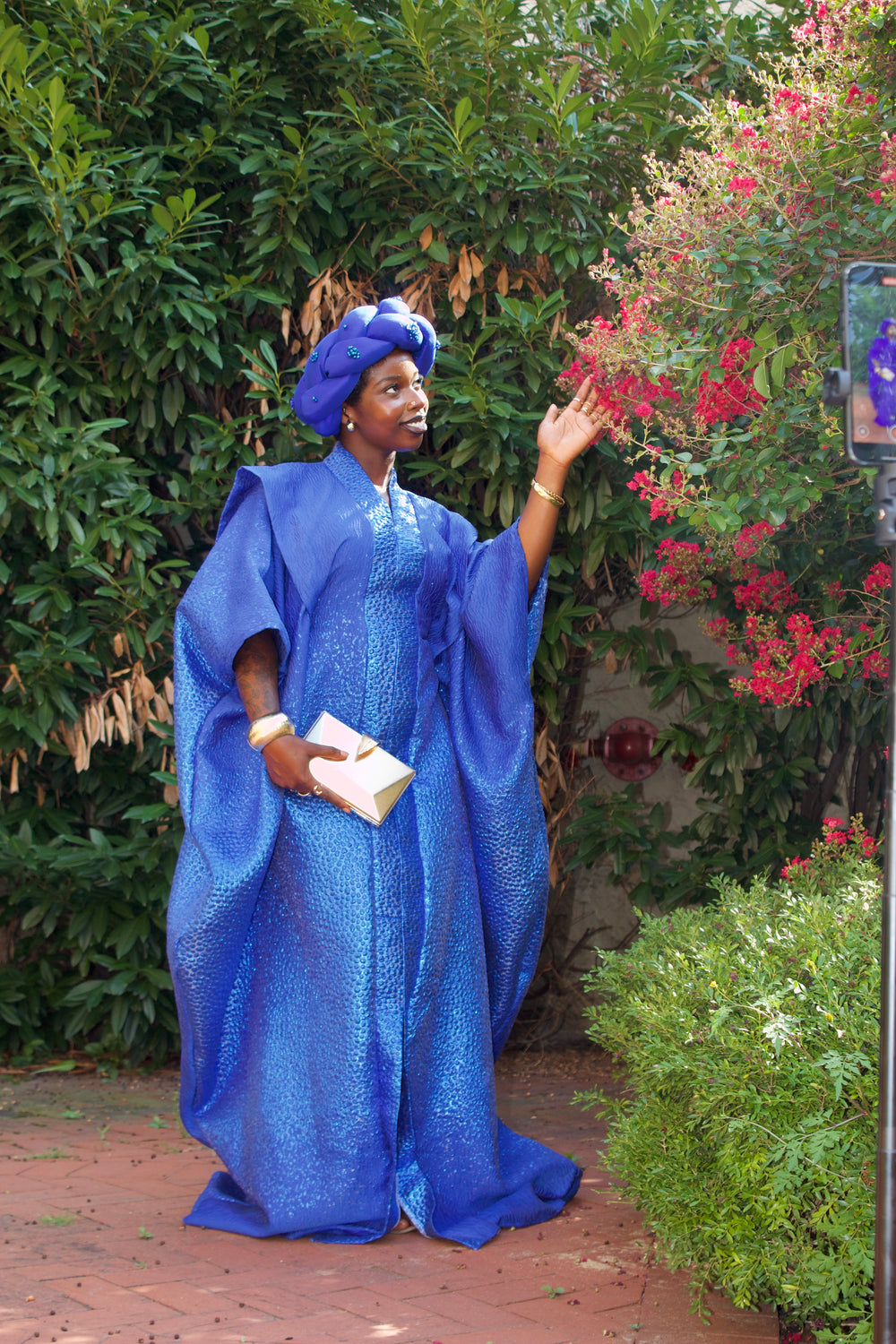 Luxury African rich auntie bubu gown.