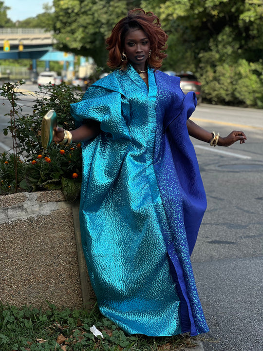 Luxury African rich auntie bubu gown