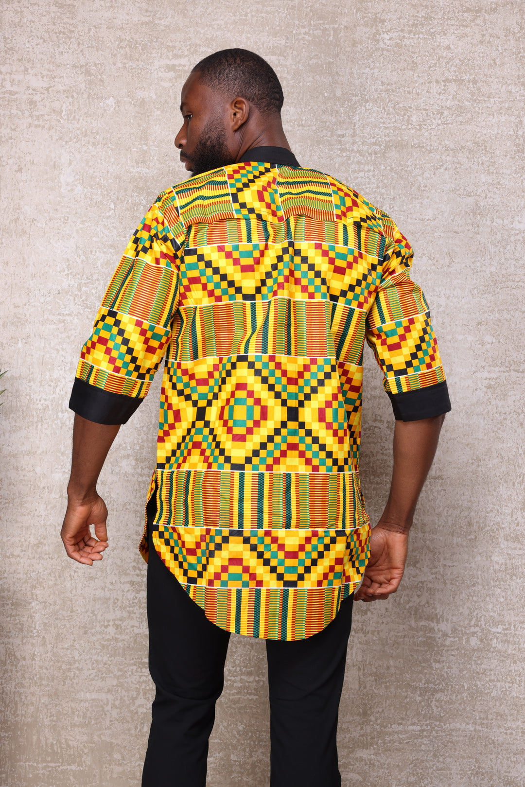 African print men shirt.