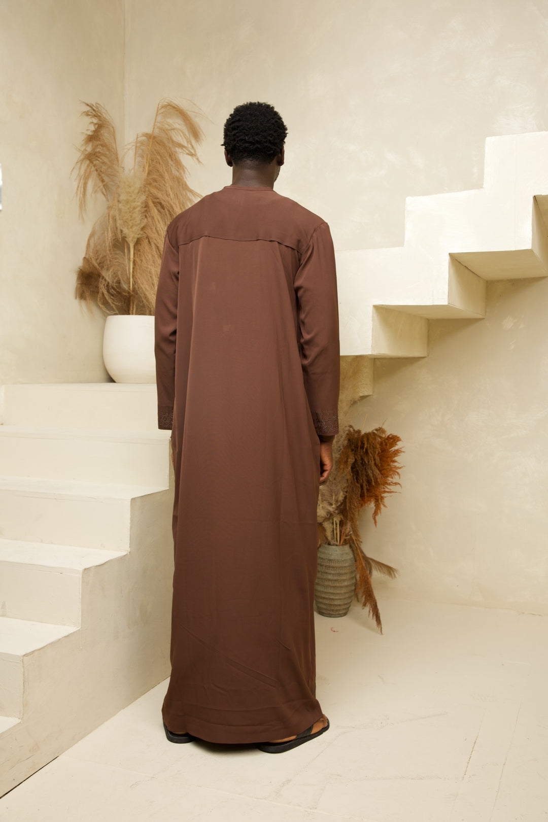 Brown Men Thobe🤎
