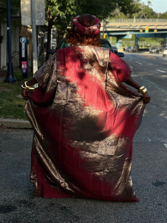 Luxury rich aunty bubu/kaftan gown.