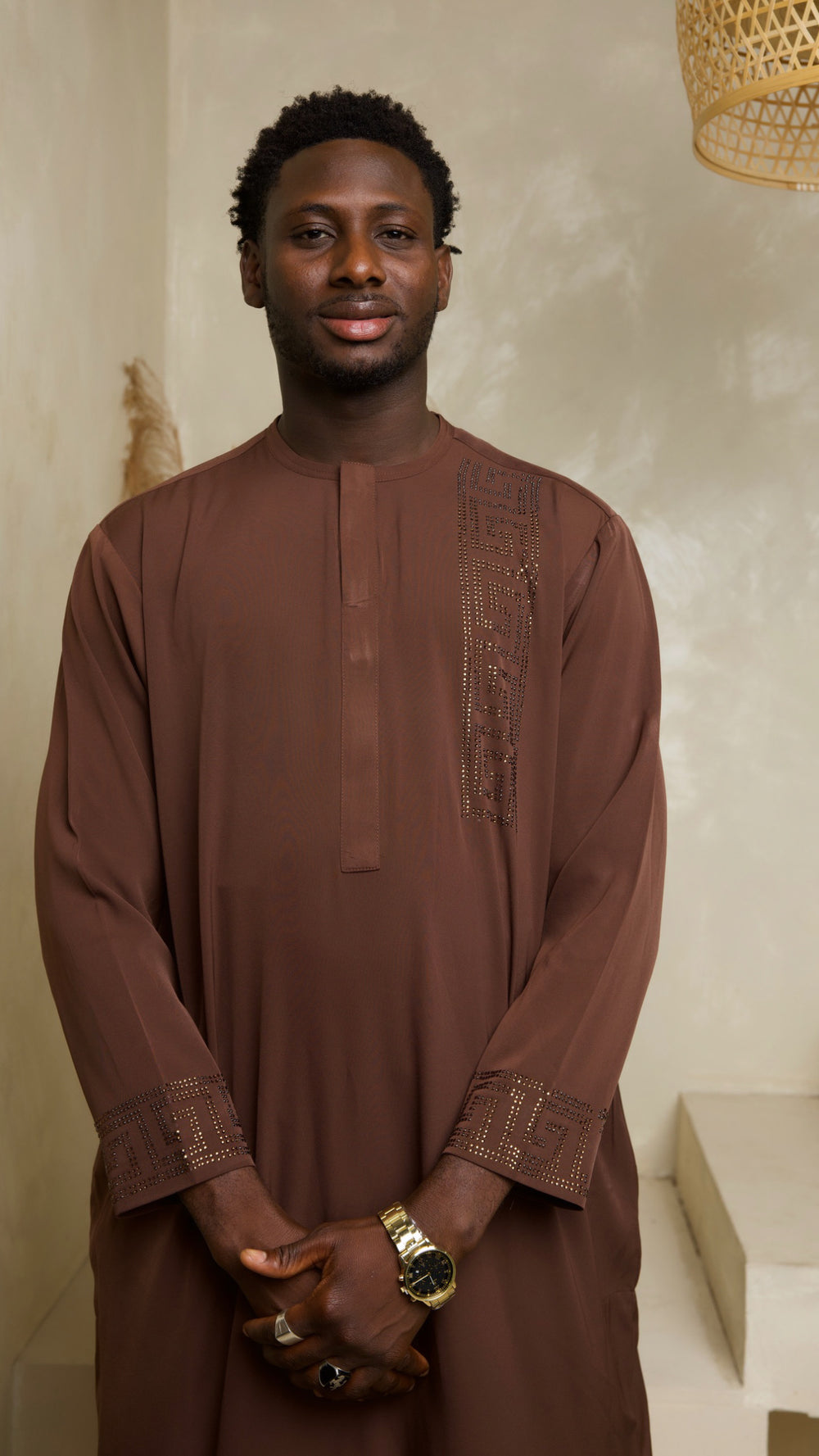 Brown Men Thobe🤎