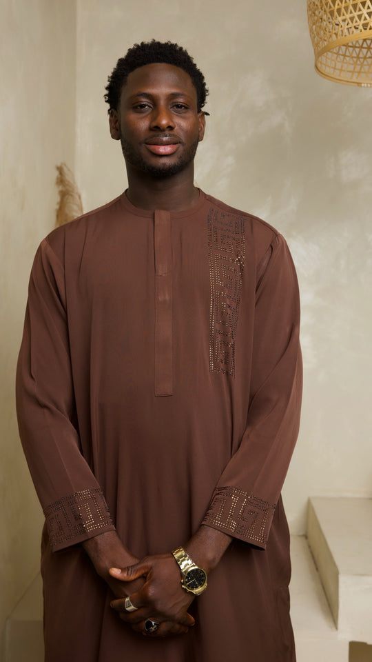 Brown Men Thobe🤎