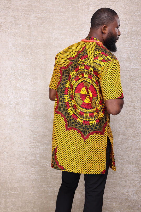 African print men shirt.