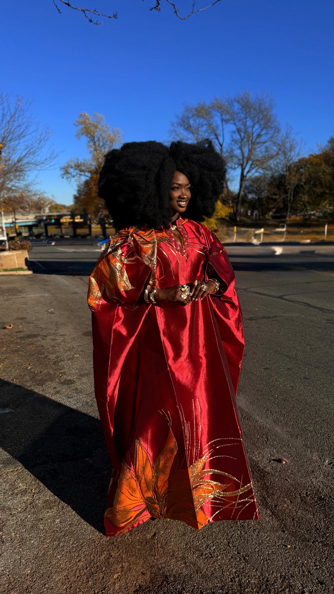 Luxe Premium Brocade Rich Auntie Bubu Gown.