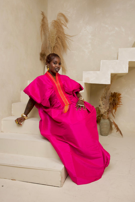 Regal Luxe Premium Taffeta Bubu Gown✨