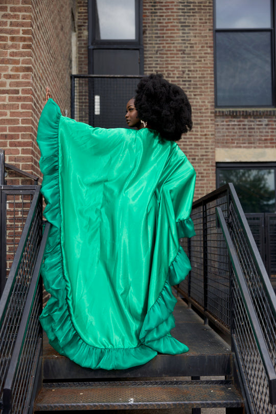 Luxe rich auntie bubu/kaftan gown