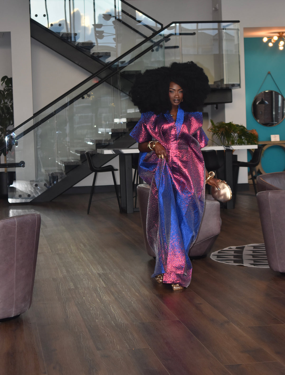 Luxe Brocade Bubu Gown❣️