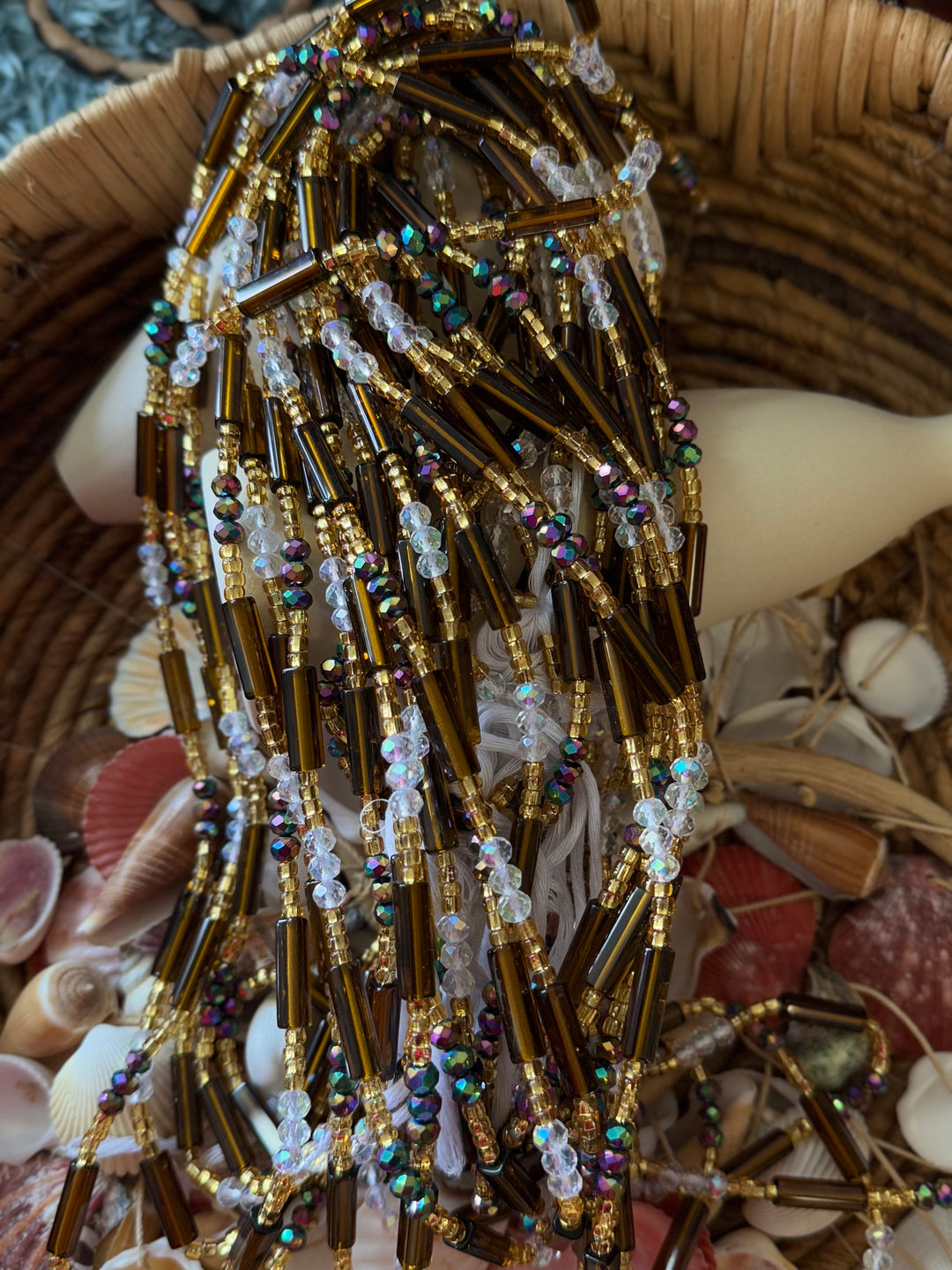 🤎Handmade made waist beads. Plus size fit up to 3x 🔥🔥