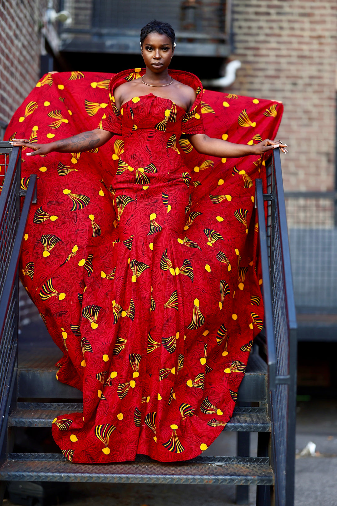 African Prom/Wedding Dress.