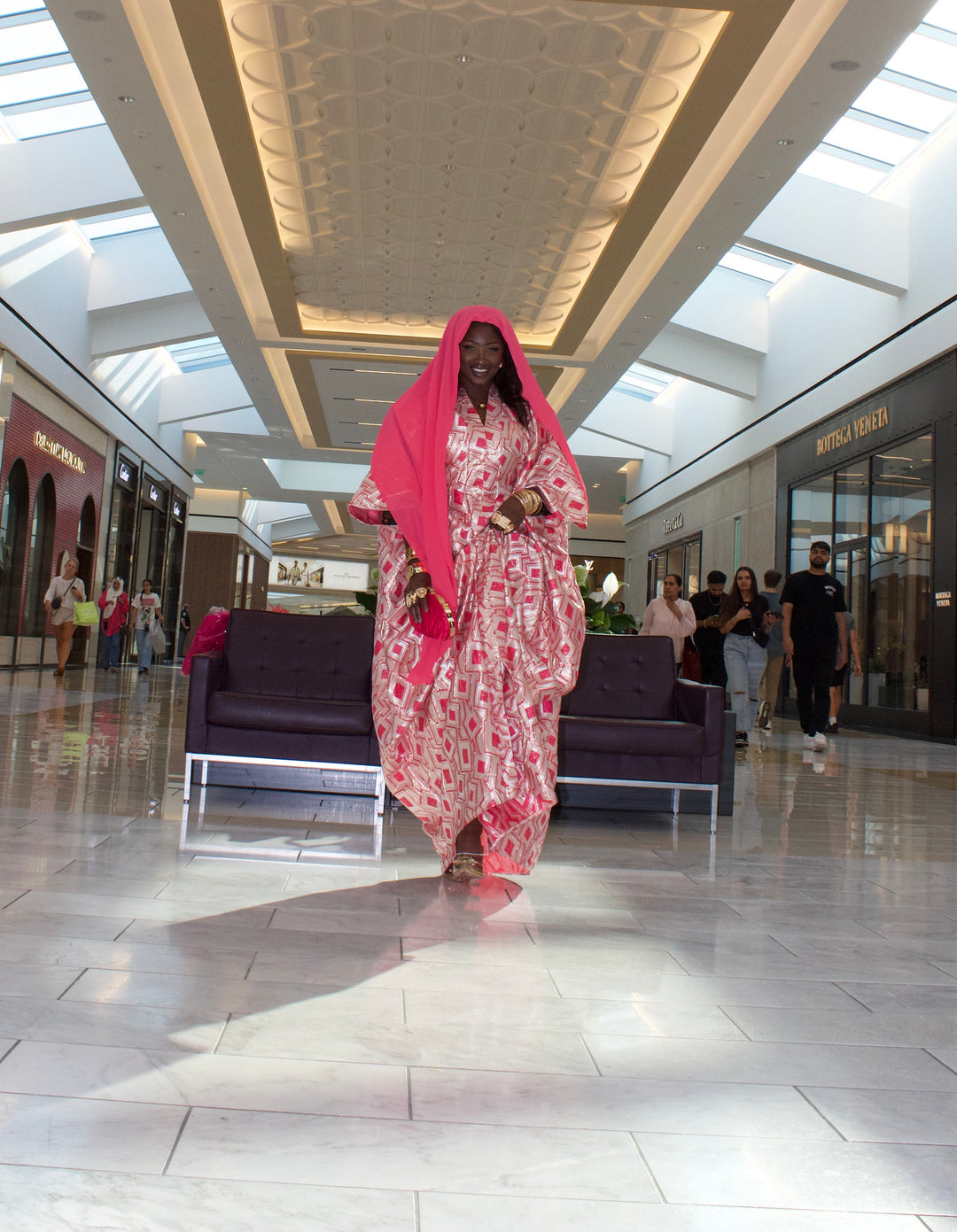 Luxe rich auntie bubu gown.