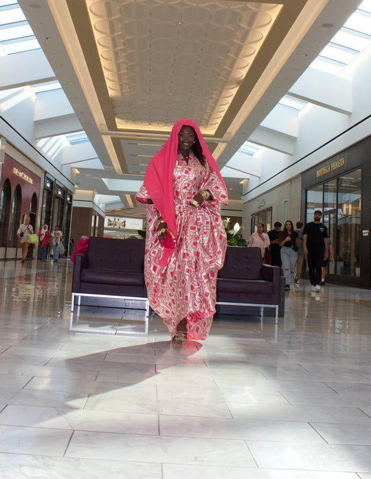 Luxe rich auntie bubu gown.