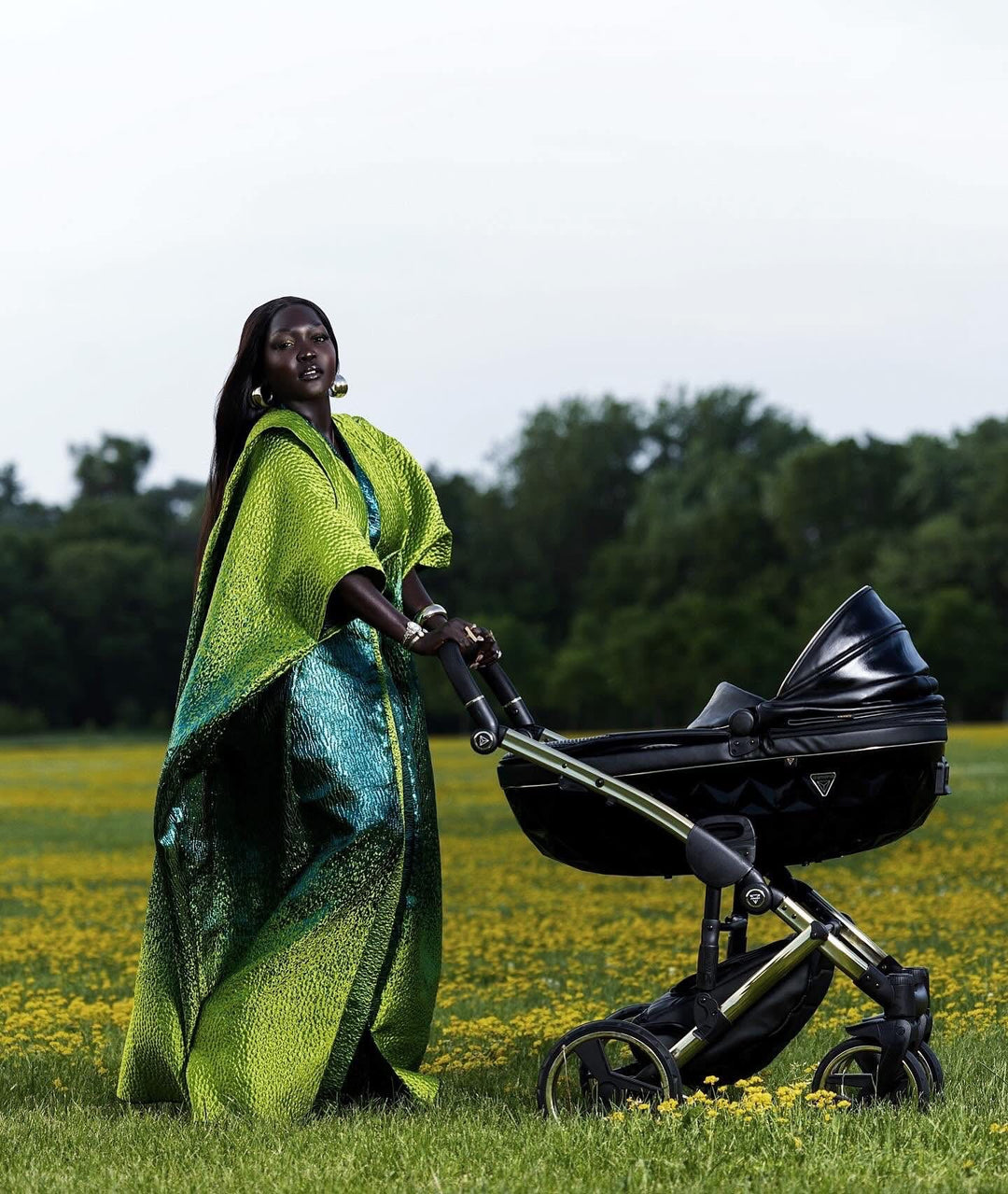 Luxe rich auntie bubu/kaftan gown