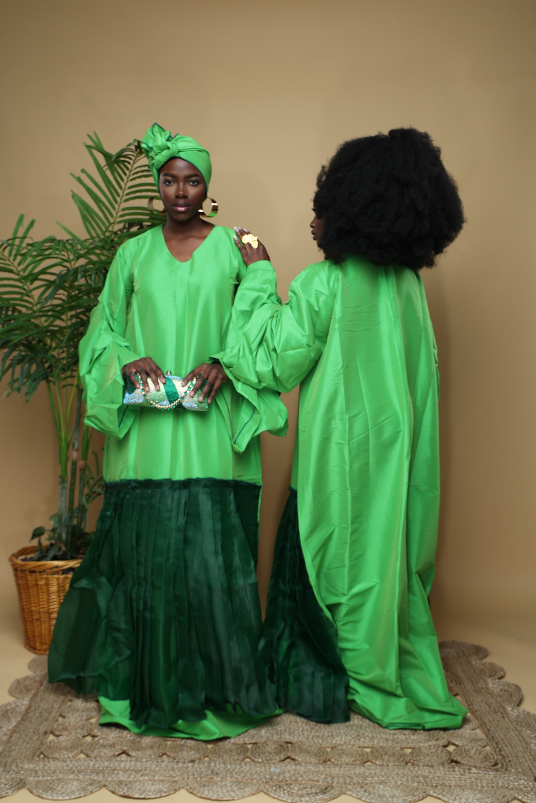 Luxury handmade rich auntie Bubu gowns.