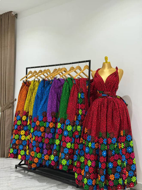 African print infinity ♾️ maxi dress.